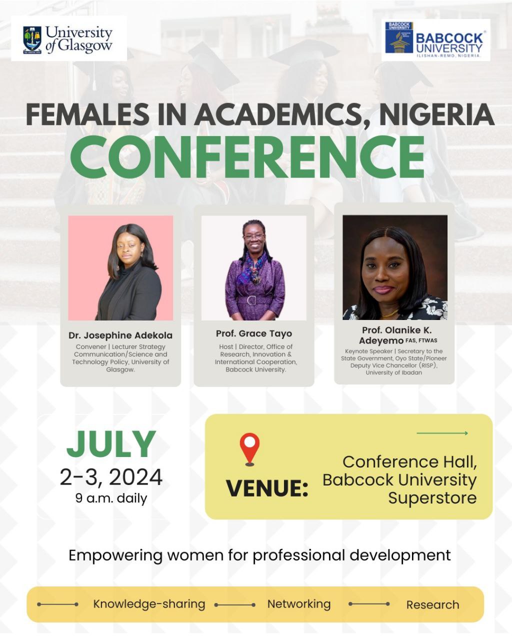 Females in academics